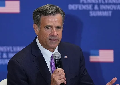 CIA Director John Ratcliffe speaking at an official event in Washington.